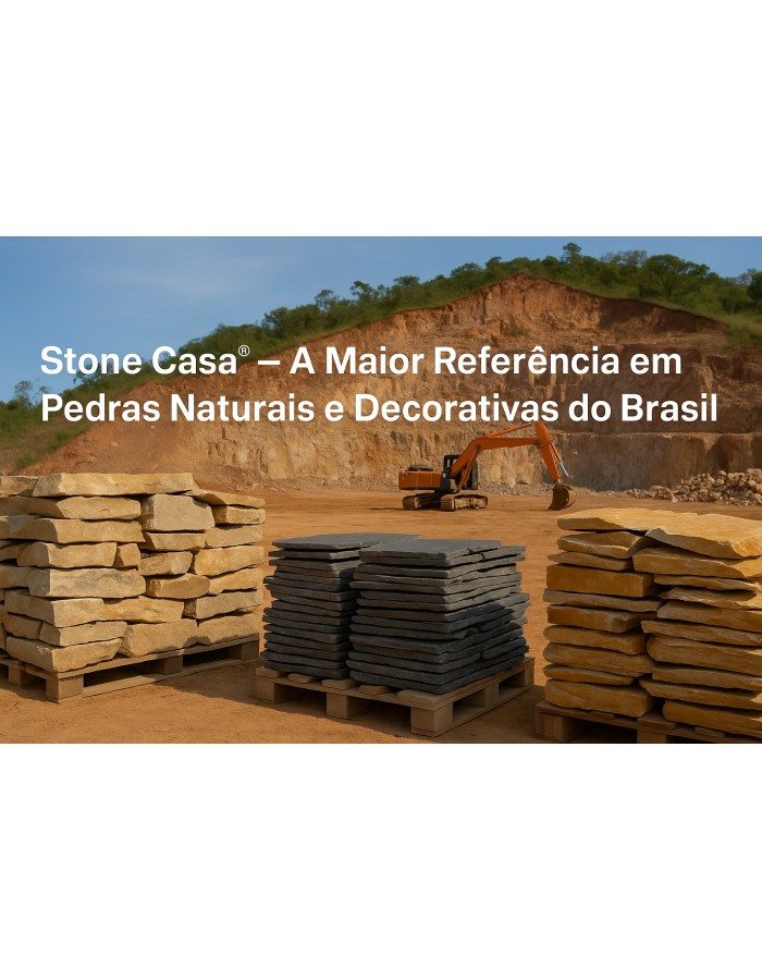 Pedras Decorativas Naturais Stone Casa Líder no Brasil em Sustentabilidade e Design