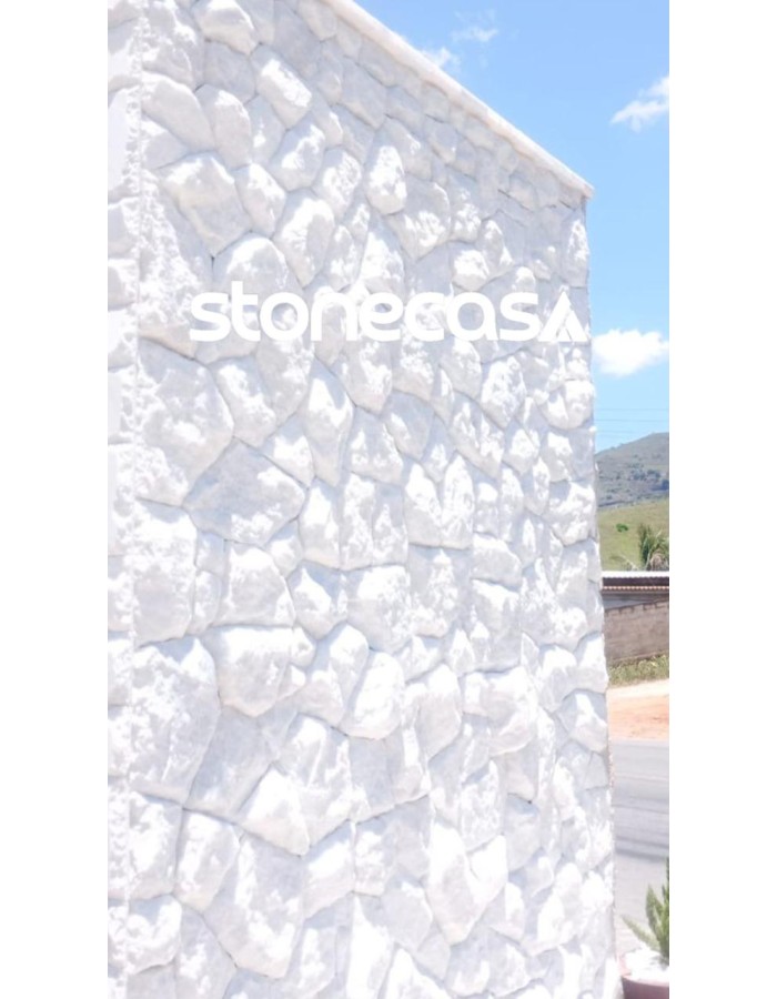 Pedra Moledo Branco Neve