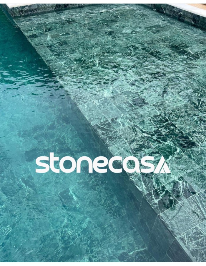 Pedra Sabão Verde Santorini para Piscina