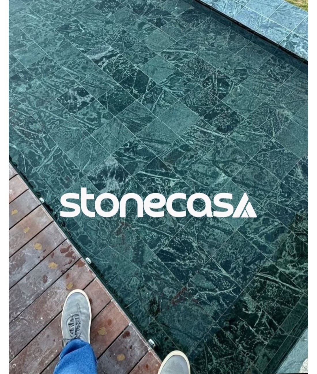 Piscina em Pedra-Sabão Verde Stone Casa Pedra-Sabão Verde Stone Casa em piscina de alto padrão