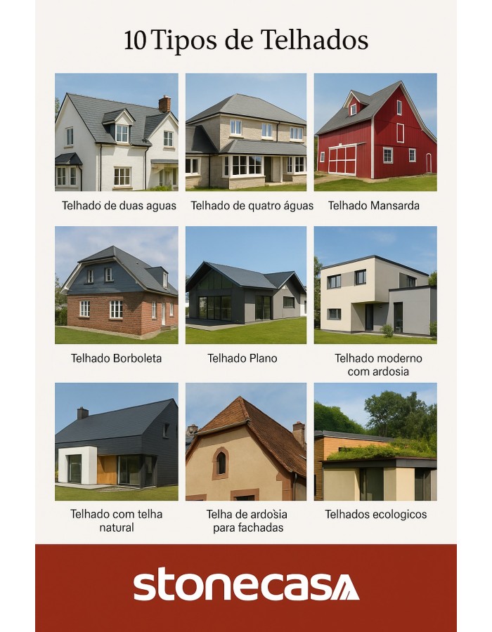 10 Tipos de Telhado Ardósia - Stone Casa