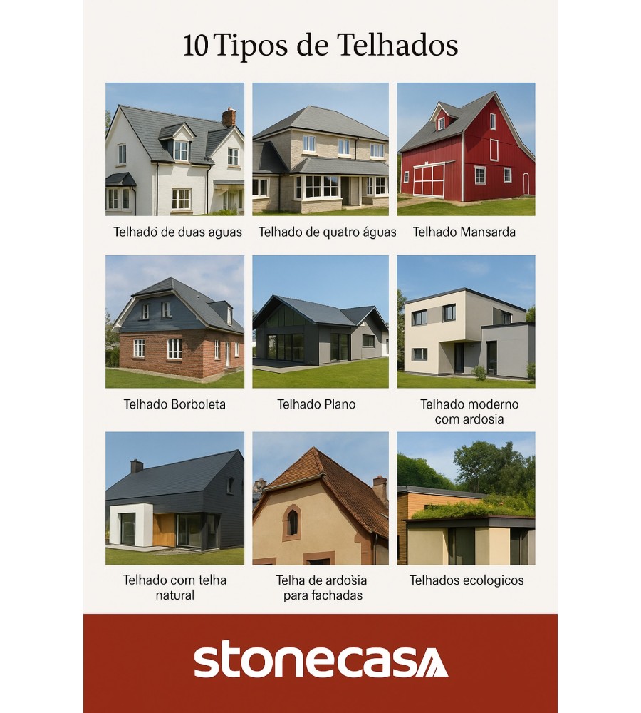 10 Tipos de Telhado Ardósia - Stone Casa