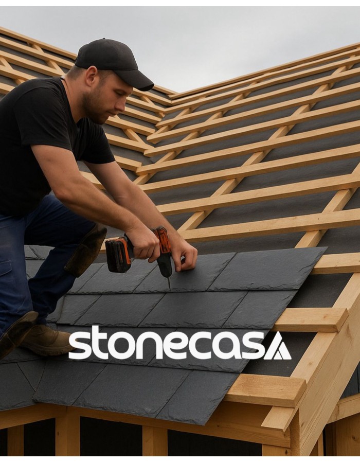 Construa com Telhas de Ardósia