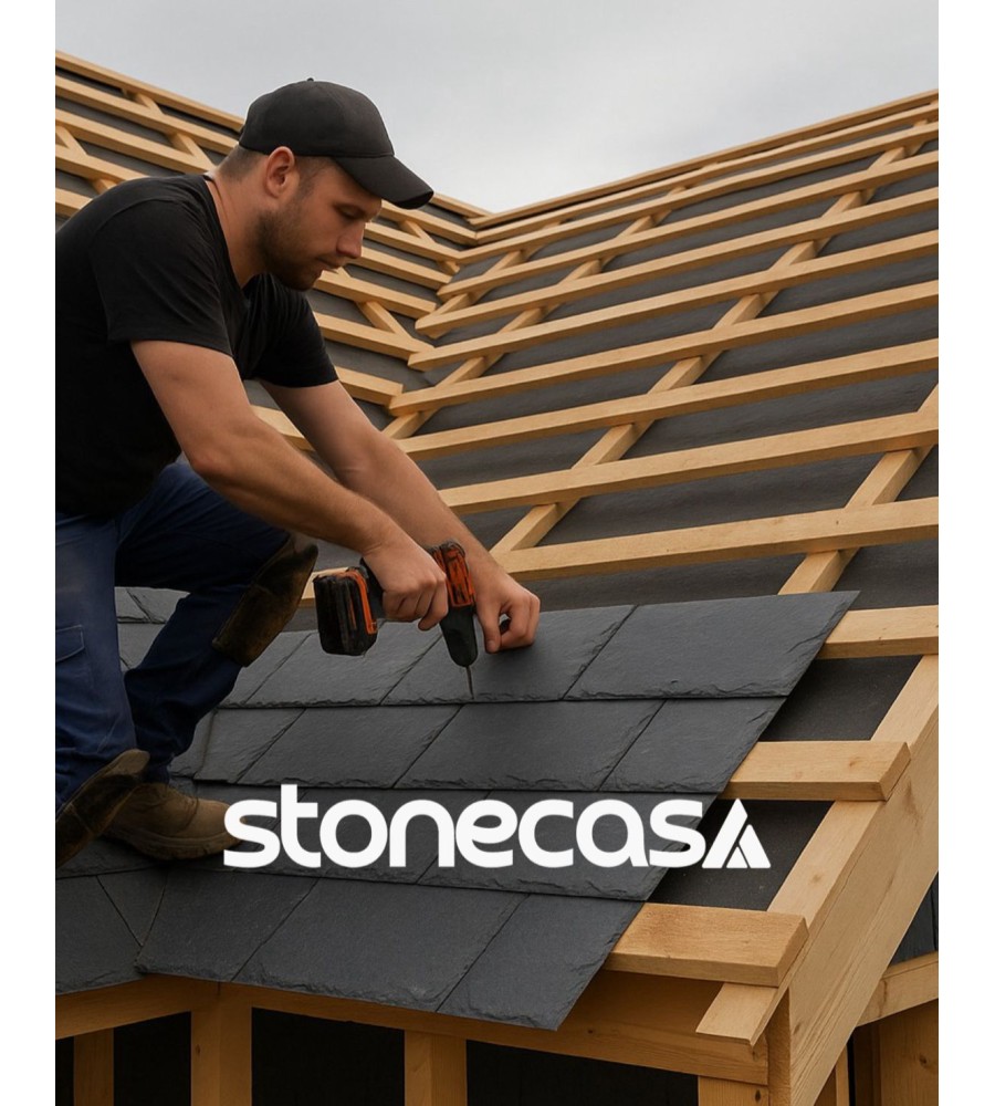 Construa com Telhas de Ardósia