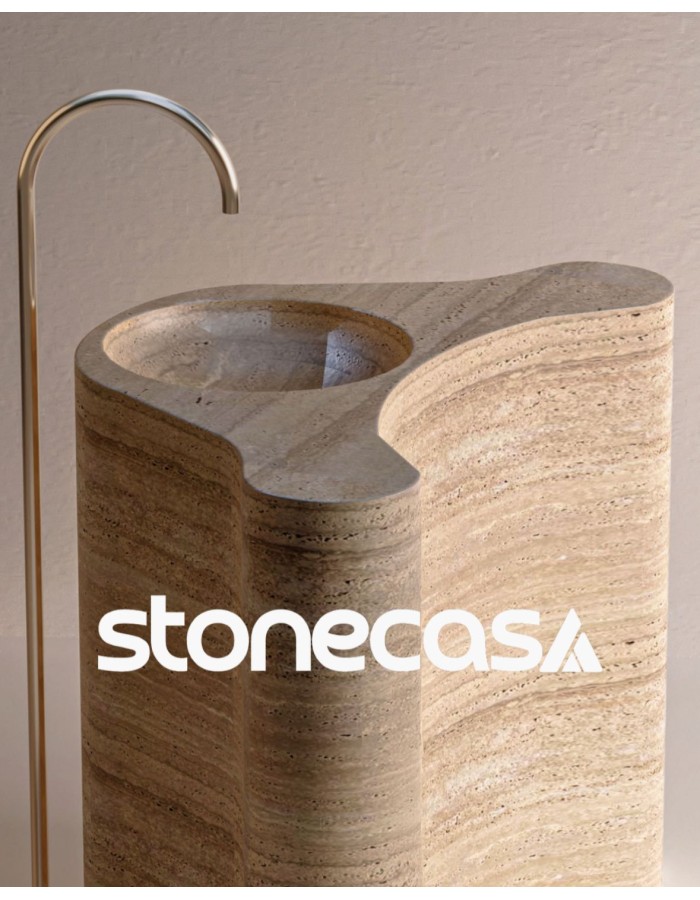 Cubas e Projetos em Travertino Romano - Stone Casa