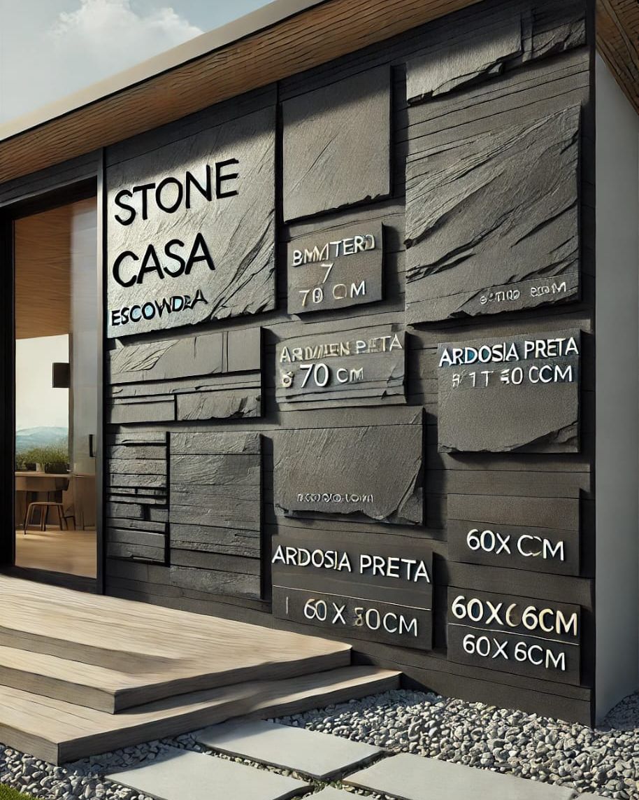 Elegância e Durabilidade com Pisos de Ardósia Preta | Blog Stone Casa elegancia-e-durabilidade-com-pisos-de-ardosia-preta