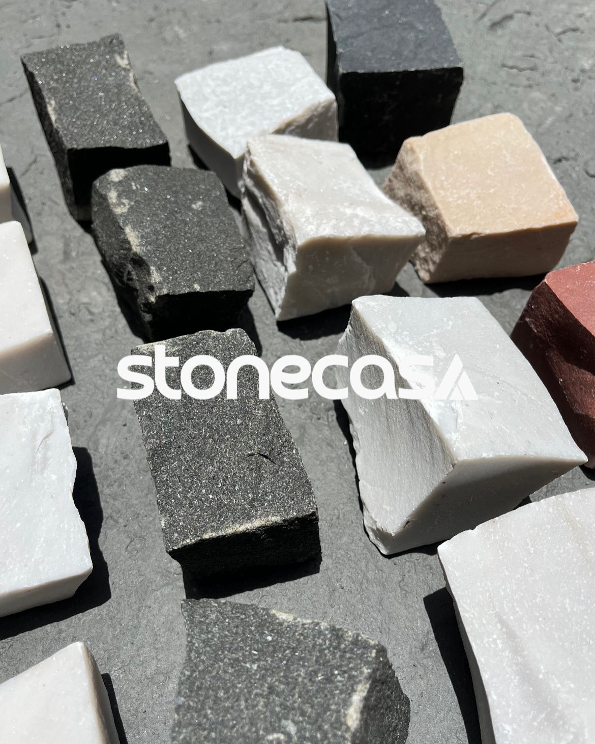 pedra portuguesa branco neve mosaico | stone casa pedra portuguesa branco neve stone casa calçada jardim piscina piso externo