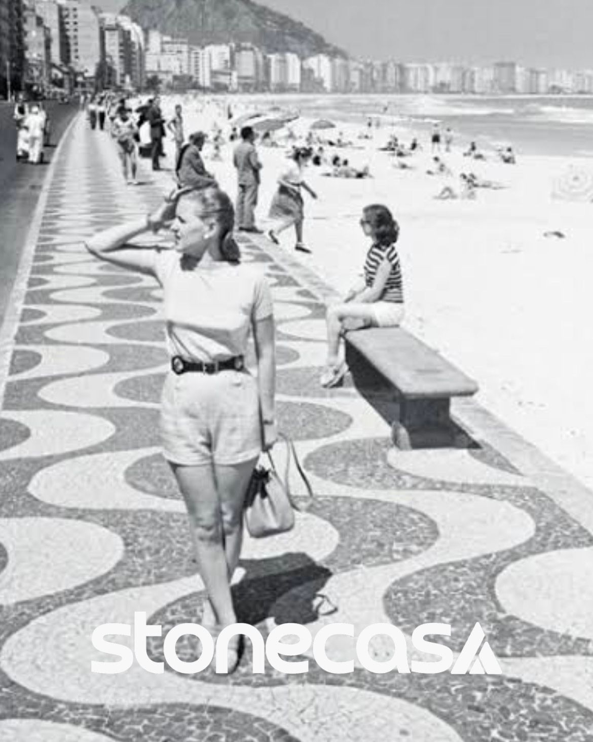 Burle Marx e a Pedra Portuguesa no Paisagismo Urbano Burle Marx utilizando pedra portuguesa no paisagismo urbano