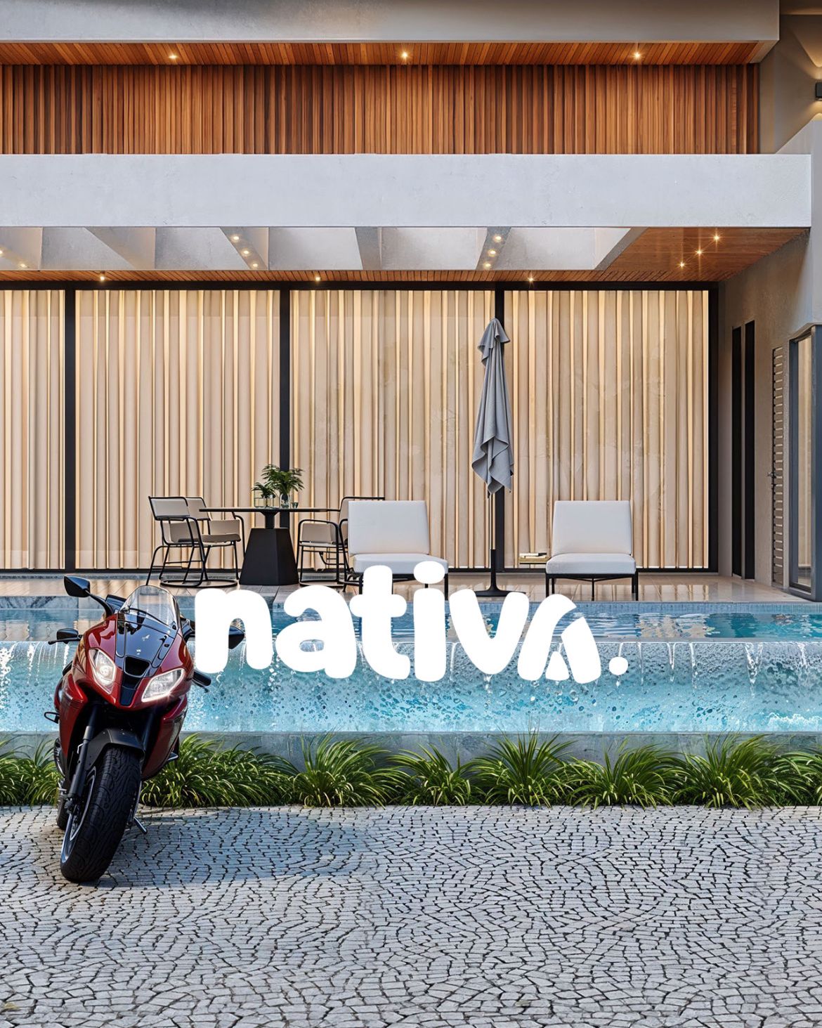 Pedra Portuguesa Coleção Nativa Stone Casa – revestimento natural eco-friendly pedra portuguesa natural por m2 da coleção nativa stone casa aplicada em piso externo