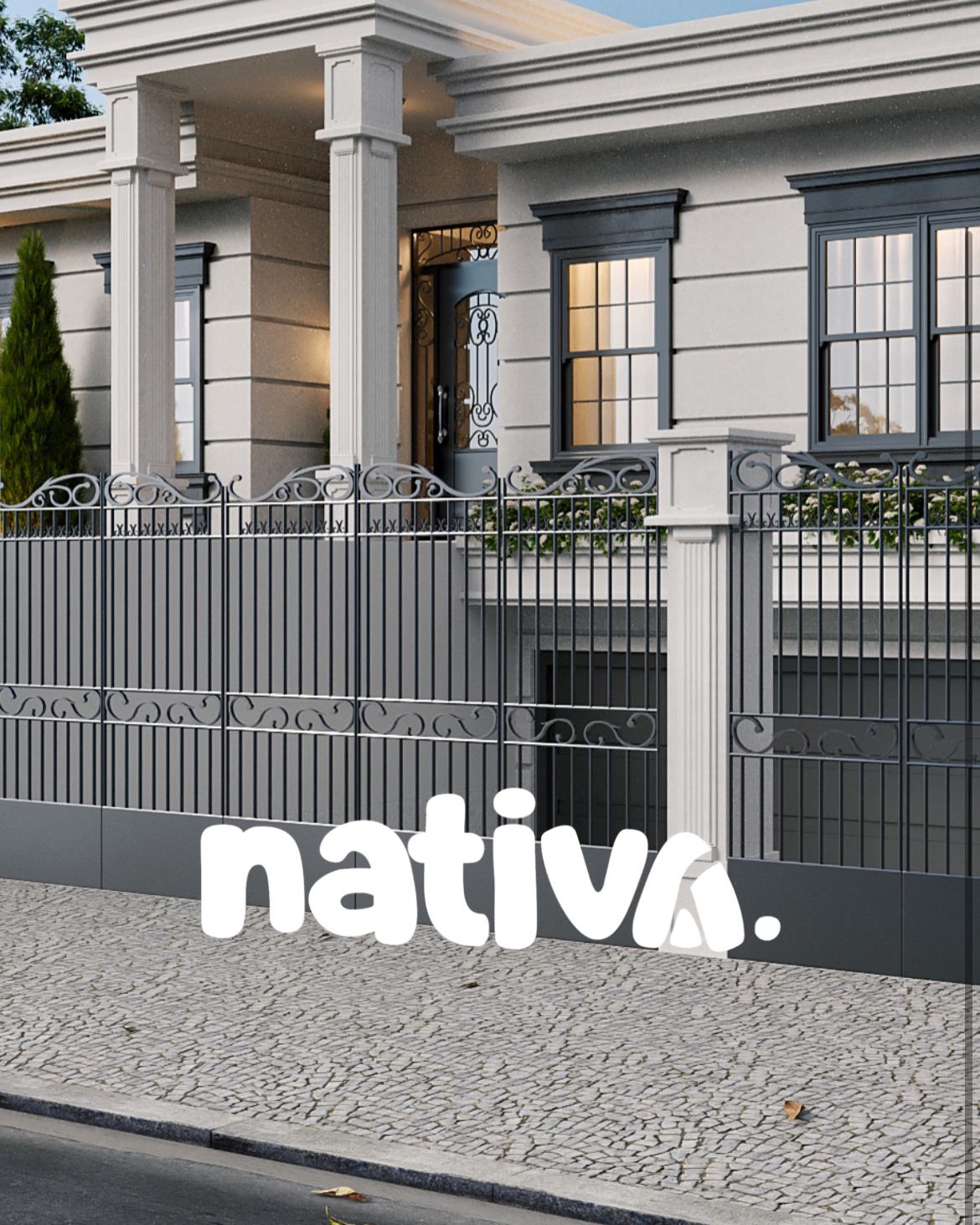 Pedra Portuguesa Coleção Nativa Stone Casa – revestimento natural eco-friendly pedra portuguesa natural por m2 da coleção nativa stone casa aplicada em piso externo