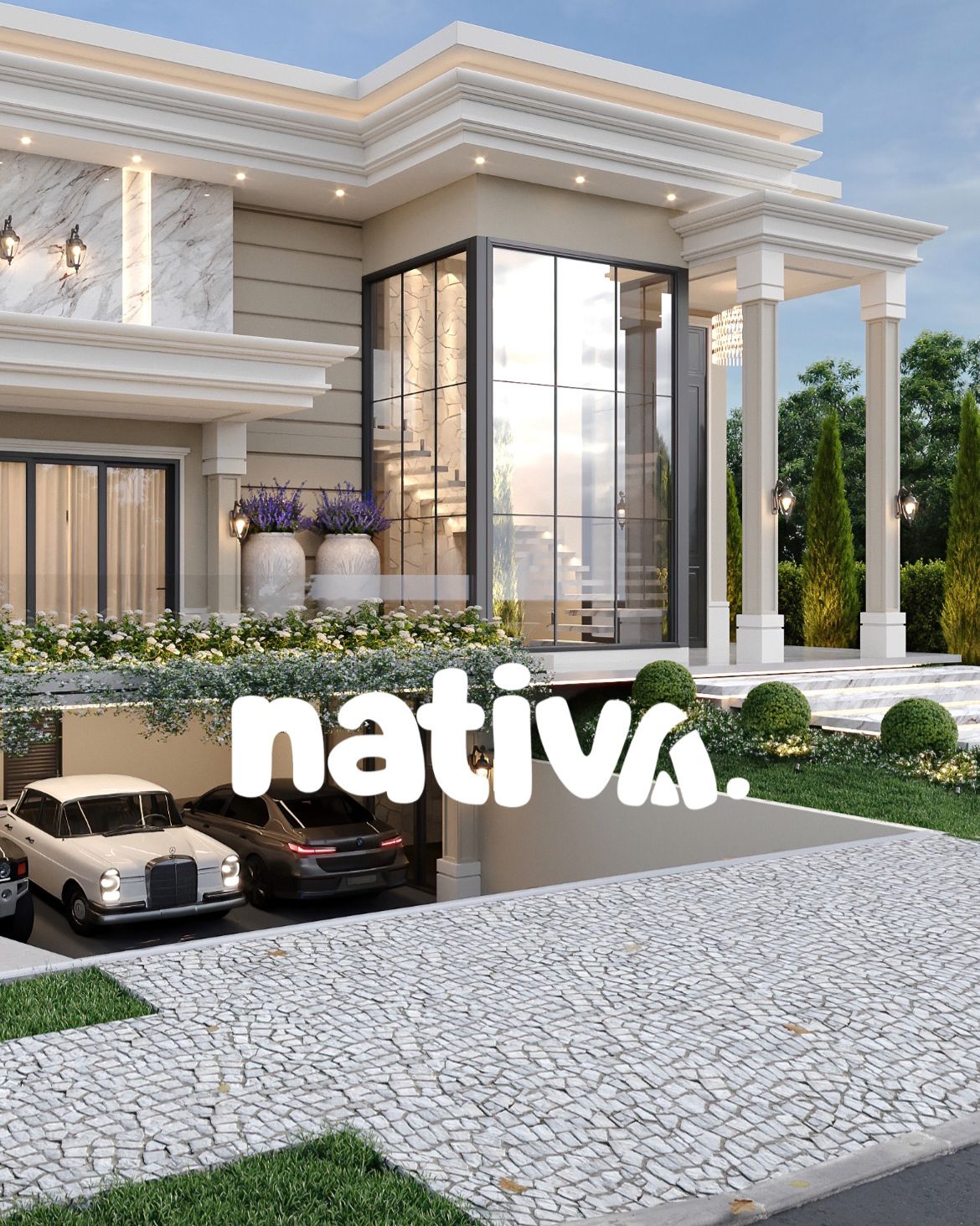 Pedra Portuguesa Coleção Nativa Stone Casa – revestimento natural eco-friendly pedra portuguesa natural por m2 da coleção nativa stone casa aplicada em piso externo