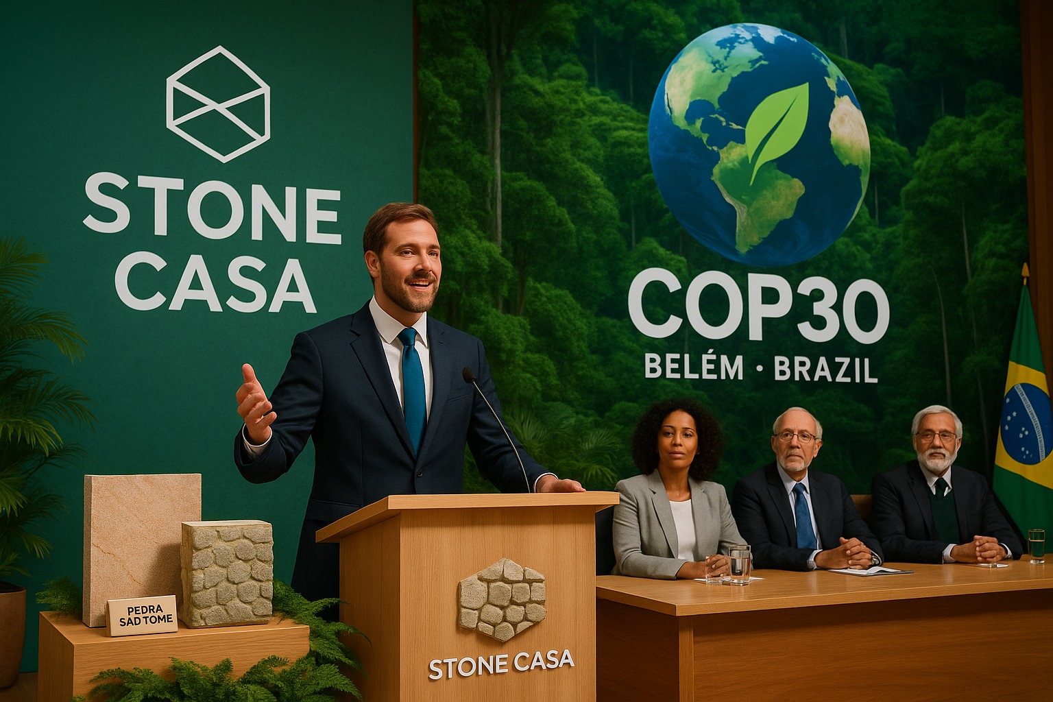 COP 30 Stone Casa no Palco Mundial COP 30 Stone Casa no Palco Mundial