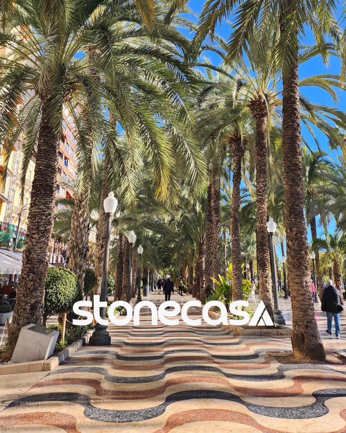 pedra portuguesa natural stone casa mosaico para calçada e jardim | Stone Casa pedra portuguesa bege preta e vermelha stone casa calçada e piso externo