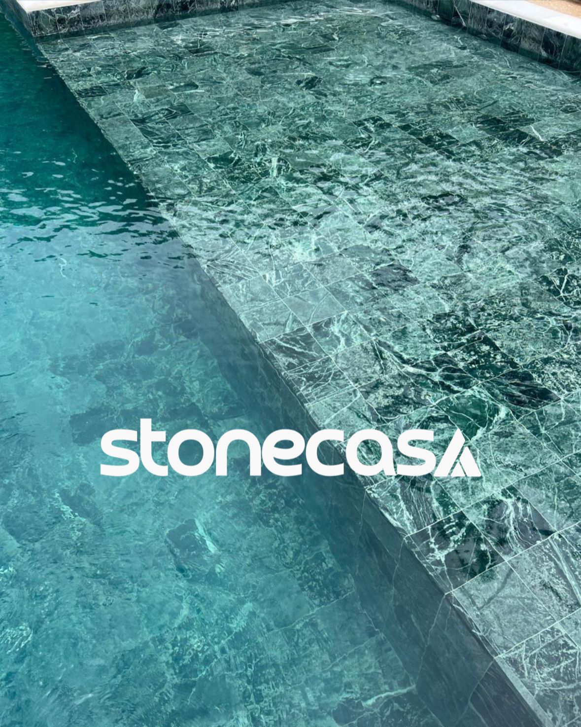 Pedra Sabão Verde Santorini para Piscina
