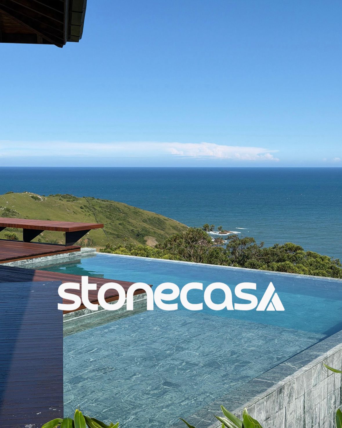 pedra sabao verde santorini piscina agua do mar | stone casa pedra sabao verde santorini para piscina com agua salgada | stone casa