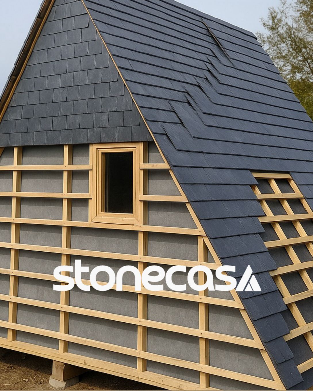Construindo Minha Casa | Telhas de Ardósia Stone Casa® — Pedras Naturais Eco-Friendly Construindo Minha Casa — Telhas de Ardósia Stone Casa® eco-friendly