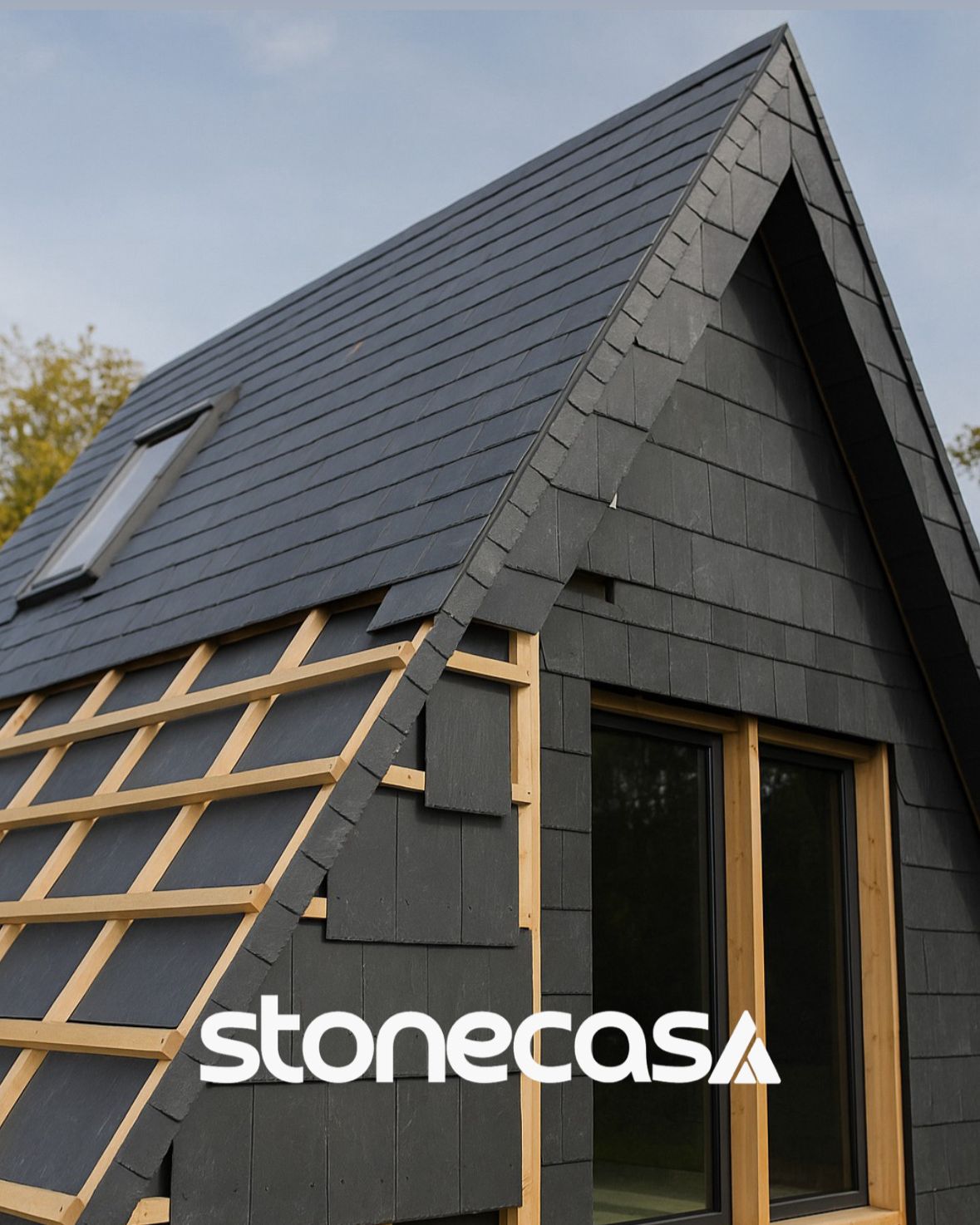 Construindo Minha Casa | Telhas de Ardósia Stone Casa® — Pedras Naturais Eco-Friendly Construindo Minha Casa — Telhas de Ardósia Stone Casa® eco-friendly