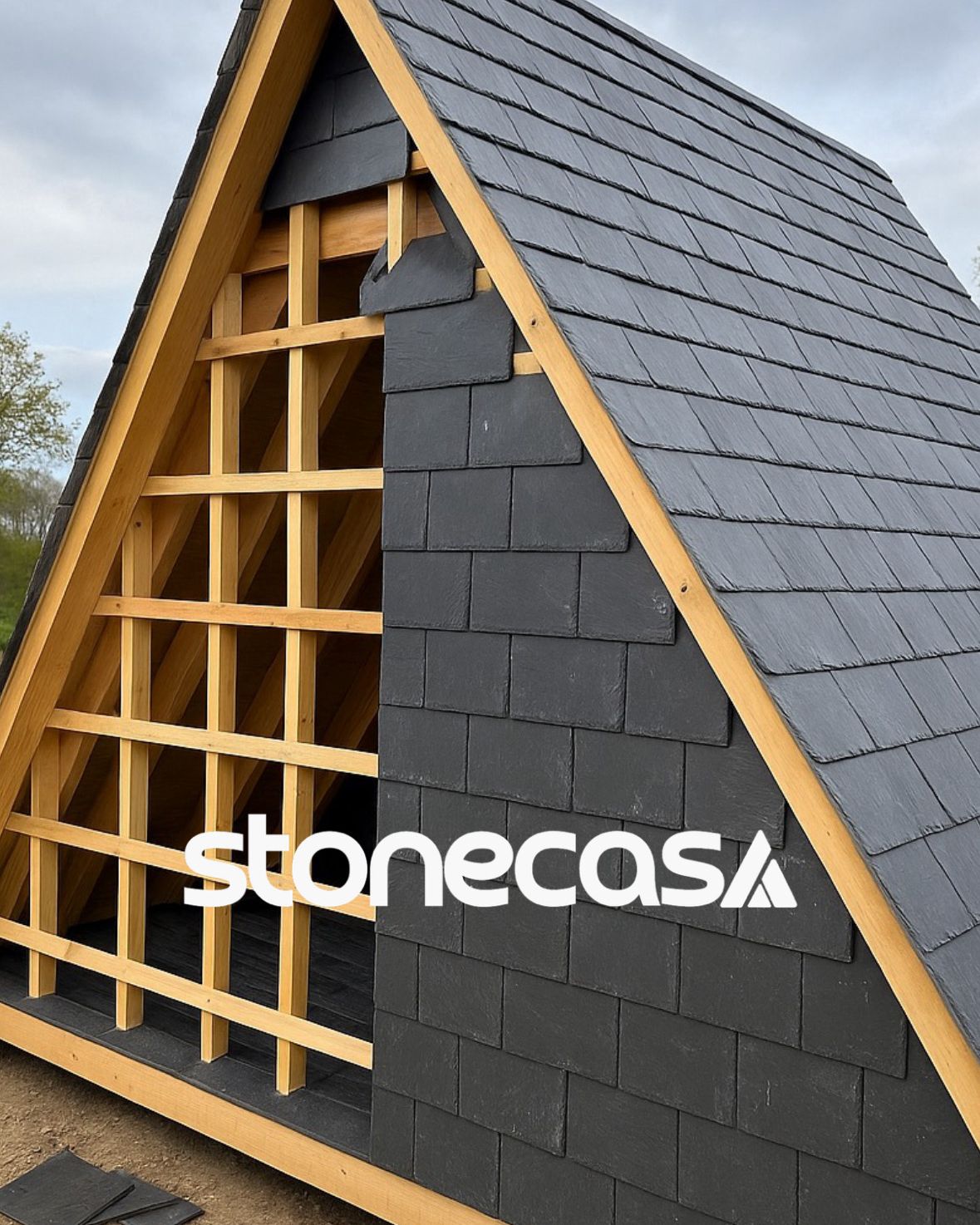 Construindo Minha Casa | Telhas de Ardósia Stone Casa® — Pedras Naturais Eco-Friendly Construindo Minha Casa — Telhas de Ardósia Stone Casa® eco-friendly