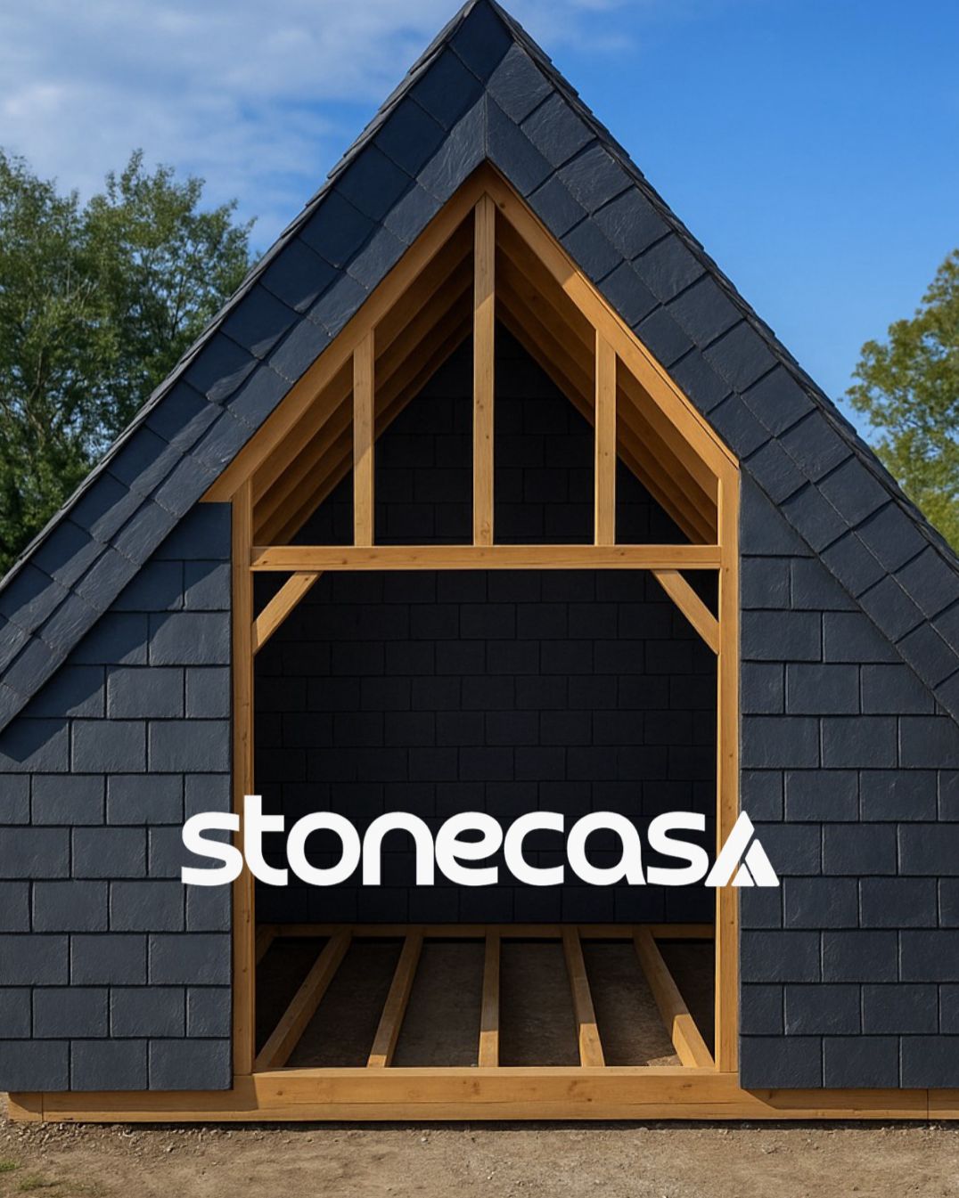 Construindo Minha Casa | Telhas de Ardósia Stone Casa® — Pedras Naturais Eco-Friendly Construindo Minha Casa — Telhas de Ardósia Stone Casa® eco-friendly