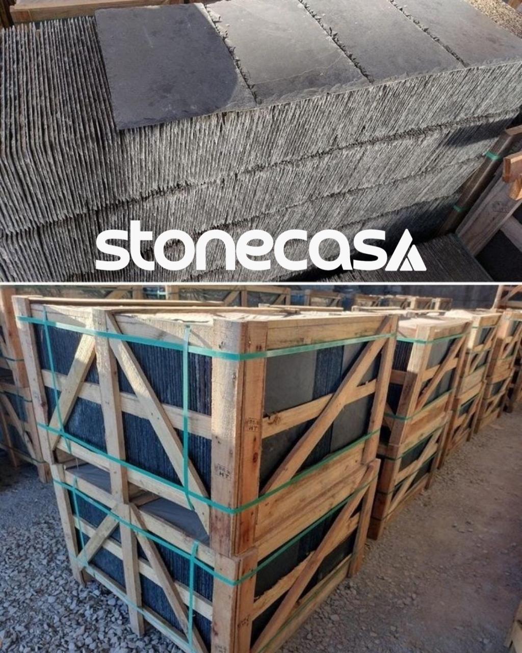 Telhas Guilhotinadas de Ardósia Stone Casa telha de ardosia guilhotinada natural stone casa telhado