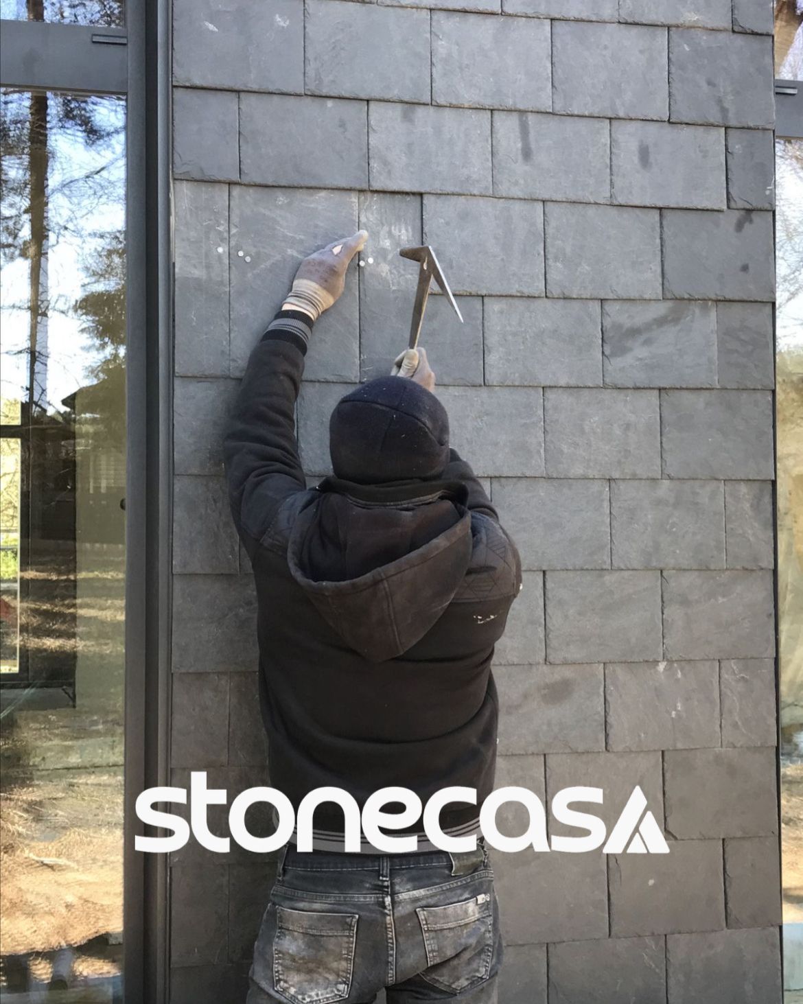 Telhas de Ardósia Natural Stone Casa instalacao de telhas de ardosia natural stone casa telhado